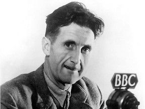 Writer and journalist George Orwell, around 1945. BBC