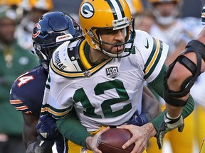 Green Bay quarterback Aaron Rodgers.