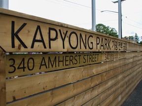 Kapyong Park in Winnipeg is dedicated to the veterans of the Second Battalion Princess Patricia's Canadian Light Infantry (2PPCLI) for their service in the battle of Kapyong during the Korean War.