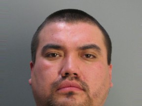 Thompson RCMP are searching for 35-year-old Arnold Edward Bourassa, who they say may be armed and dangerous.