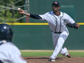 Goldeyes reliever Victor Capellan has 37 career saves with the Goldeyes.  
Kevin King/
Winnipeg Sun