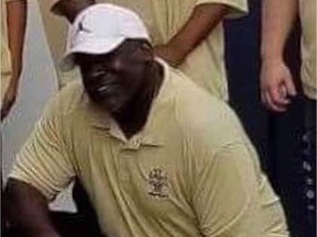 Facebook picture of Robert Christian Donaldson, 51, Winnipeg's 22nd homicide victim of 2019. Donaldson died on Friday, after suffering an upper-body stab wound. Facebook page of the Valour Patriots football team which he coached expressed condolences at his passing.