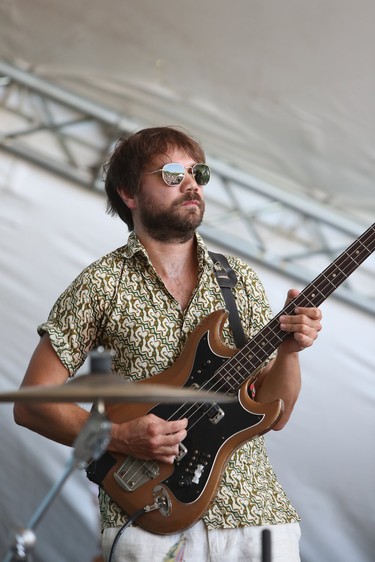 Altin Gün performs on the Snowberry Stage during the MALlable Syncopations workshop at the 46th annual Winnipeg Folk Festival at Birds Hill Provincial Park, north east of Winnipeg, Man., on Saturday, July 13, 2019. This year's Folk Festival runs July 11 to 14, 2019. (Brook Jones/Selkirk Journal/Postmedia Network)