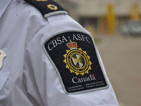A Canada Border Services Agency employee.
