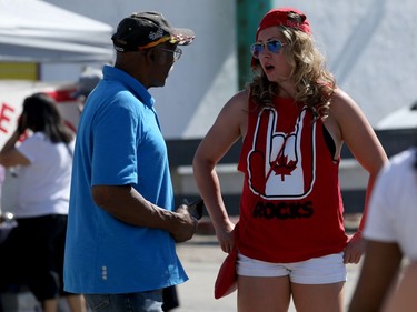 Who is going to argue with this woman's shirt, seen at the Canada Day Street Festival on Osborne Street in Winnipeg on Mon., July 1, 2019. Kevin King/Winnipeg Sun/Postmedia Network