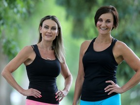 Andrea Katz (left) and her sister Allison Gervais are offering a free fitness program to immigrant girls. Chris Procaylo/Winnipeg Sun/Postmedia Network
