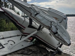 Little Grand Rapids RCMP said officers received a report of a plane crash around 5 p.m. on Thursday evening. The pilot was in the process of taking off from Fredirchyk Lake, about 12 km southwest of Little Grand Rapids, when it collided with rocks, RCMP said. Paramedics were flown by helicopter to the lake and located the pilot about 45 minutes after the crash. RCMP said the pilot was conscious and was taken to hospital with non-life-threatening injuries.