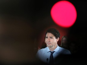 Prime Minister Justin Trudeau addresses Liberal Party candidates in Ottawa, July 31, 2019. REUTERS/Chris Wattie