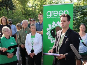 Four candidates are vying to replace former Green Party leader James Beddome.