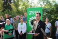Beddome - Manitoba Green party leader James Beddome speaks about his party's 2019 election platform in Winnipeg on Friday, Aug. 9, 2019. (JOYANNE PURSAGA/Winnipeg Sun/Postmedia Network)