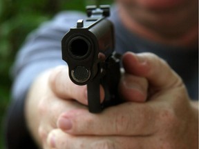 Police say a handgun ban won't change criminal activity or improve public safety. KAREN BLEIER/AFP/Getty Images file