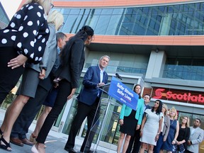 PC leader Brian Pallister announced a $10 million plan -- Safer Streets, Safer Lives Action Plan -- to reduce crime and increase safety in downtown Winnipeg on Monday.