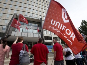 Kelvin Goertzen, a Progresive Conservative cabinet minister running for re-election in Steinbach, says Unifor has taken out at least seven billboards opposing the incumbent Tories, and has also produced brochures and bus-shelter ads. Goertzen says he believes the cost of the union campaign exceeds the $25,000 spending limit under provincial law.