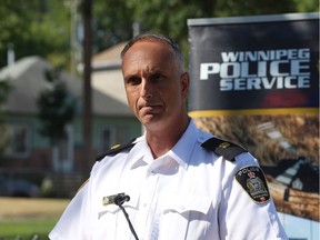 Insp. Max Waddell, head of the Winnipeg Police Service's Guns and Gangs Unit.