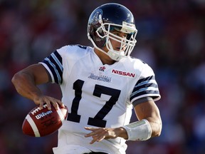Zach Collaros last suited up for the Argos in 2013. (THE CANADIAN PRESS)