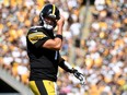 Ben Roethlisberger of the Pittsburgh Steelers walks onto the field in the first quarter during the game against the Seattle Seahawks at Heinz Field on Sept, 15, 2019 in Pittsburgh, Pa. (Justin Berl/Getty Images)