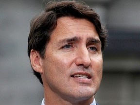 Canada's Prime Minister Justin Trudeau speaks during a news conference at Rideau Hall after asking Governor General Julie Payette to dissolve Parliament, and mark the start of a federal election campaign in Canada, in Ottawa, Ontario, Canada, September 11, 2019.