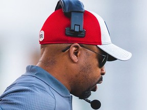 Former Winnipeg Blue Bombers quarterback Khari Jones was named interim head coach of the Montreal Alouettes on June 8, 2019. (Montreal Alouettes photo)