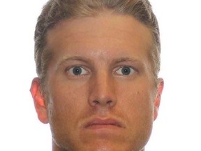 Patrik Mathews is shown in this undated police handout photo.