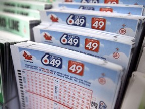 A single ticket sold somewhere in Ontario claimed Saturday night's $17.6 million Lotto 6/49 jackpot.