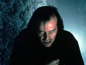 Jack Nicholson in the Stanley Kubrick's film The Shining.