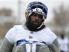 Bombers offensive lineman Jermarcus Hardrick signed a one-year contract extension on Saturday.