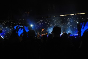 CALGARY, AB - NOVEMBER 24: Keith Urban performs during the half-time show of the 107th Grey Cup Championship Game between the Winnipeg Blue Bombers and the Hamilton Tiger-Cats at McMahon Stadium on November 24, 2019 in Calgary, Alberta, Canada. (Photo by Derek Leung/Getty Images)