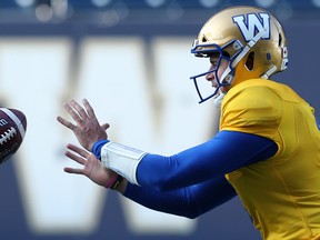 Zach Collaros is 2-0 since arriving in Winnipeg and the quarterback gives the Blue Bombers a dangerous downfield passing threat. (KEVIN KING/WINNIPEG SUN)