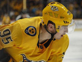 Matt Duchene and the Nashville Predators take on the Jets tonight. (Getty Images)