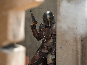 Pedro Pascal in Lucasfilm's "The Mandalorian."