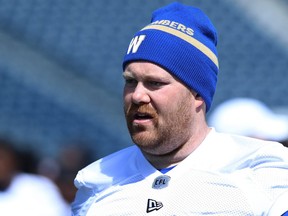 Bombers offensive lineman Pat Neufeld