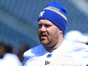 Offensive lineman Pat Neufeld joined the Blue Bombers six years ago. (Kevin King/Winnipeg Sun)