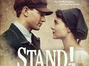 Poster for the movie musical STAND!. Based on the critically acclaimed stage musical STRIKE! and about the 1919 Winnipeg General Strike, the movie earned an unprecedented cross-Canada release by Cineplex on Friday, including Polo Park and McGillivray in Winnipeg.