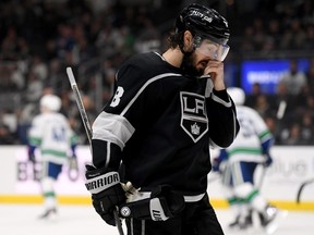Kings defenceman Drew Doughty has rankled some fans with his comments about the Canucks and Leafs. GETTY IMAGES