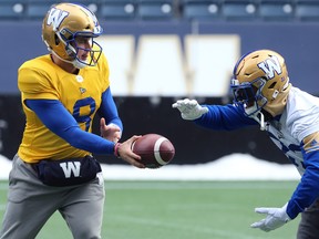 Stars like quarterback Zach Collaros and running back Andrew Harris are among the returnees when the Blue Bombers start training camp on Saturday.