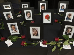 A memorial for the 14 women killed in the December 6, 1989 Ecole Polytechnique massacre. Postmedia file