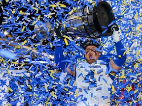 The decade finished with a bang with Adam Bighill and the Blue Bombers winning the Grey Cup. Al Charest/Postmedia