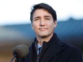 Canada's Prime Minister Justin Trudeau delivers a speech after the presentation of his new cabinet, at Rideau Hall in Ottawa, Ontario, Canada November 20, 2019.