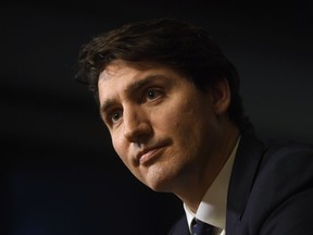 Prime Minister Justin Trudeau participates in a year-end roundtable interview with