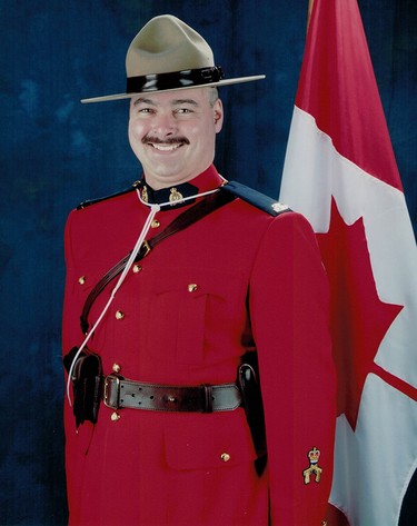 Manitoba's top RCMP officer says a Mountie who died in a crash on Winnipeg's Perimeter Highway on Friday, Dec. 13, 2019, was "the proud father of three teenaged girls" who was just days shy of 13 years of service with the force. Const. Allan Poapst is seen in an undated police handout photo.