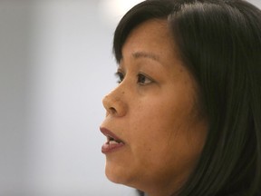 Gina Trinidad, the WRHA's  chief health operations officer during a media availability in Winnipeg.  Wednesday, Dec. 18, 2019.  Chris Procaylo/Winnipeg Sun/Postmedia Network