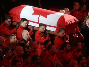 A regimental funeral for RCMP Cst. Allan Poapst took place in Winnipeg today, Poapst died in a traffic accident.  Thursday, December 19/2019 Winnipeg Sun/Chris Procaylo/stf