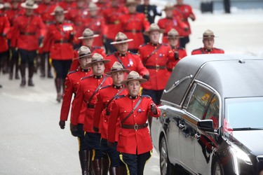 A regimental funeral for RCMP Cst. Allan Poapst took place in Winnipeg today, Poapst died in a traffic accident.  Friday, December 20/2019Winnipeg Sun/Chris Procaylo/stf