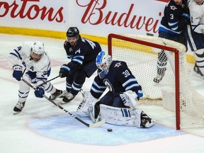 Jets goalie Laurent Brossoit gets the start against the Ottawa Senators.