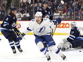 Offer sheeting Anthony Cirelli, a 23-year-old centre with the Tampa Bay Lightning, would certainly satisfy Winnipeg’s need at second-line centre.