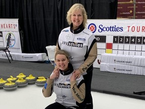 Coach Cathy Gauthier with daughter Gaetanne.
Ted Wyman/Winnipeg Sun