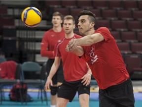 Ryan Sclater and the Canadian men's volleyball team practises ahead of the weekend's last-chance 2020 Olympic qualifier, where they topped Cuba to punch their ticket to Tokyo.