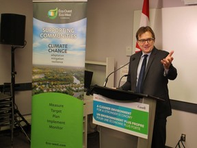 Canada's Environment and Climate Change Minister Jonathan Wilkinson speaks during a press conference in Winnipeg on Monday, Jan. 20, 2020. Joyanne Pursaga/Winnipeg Sun/Postmedia Network