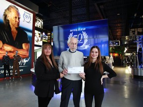 Nygard's Lauren Lu, Cheer Board executive director Kai Madsen, Nygard's Ana Garcea at the cheque presentation. Every year, Nygard conducts a major fundraiser for the Christmas Cheer Board through the Winnipeg Sun's Empty Stocking Fund campaign to help ensure that many kids will not have to go without at Christmas. This year, Nygard raised a grand total of $4,997 through the Nygard Holiday Season Party and a world-wide raffle for its employees.