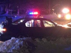 Early Thursday morning. Selkirk RCMP initiated a traffic stop with a vehicle with no front or rear licence plates. However, the vehicle failed to stop for police and fled. A short distance away at an intersection in Selkirk, the vehicle lost control and struck a snowbank, police said.